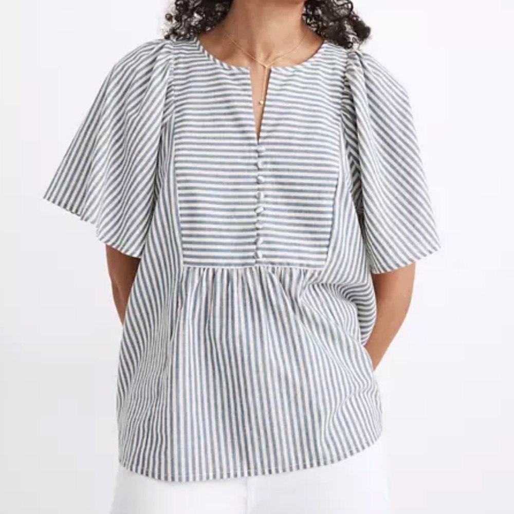 Madewell Flutter Sleeve Top